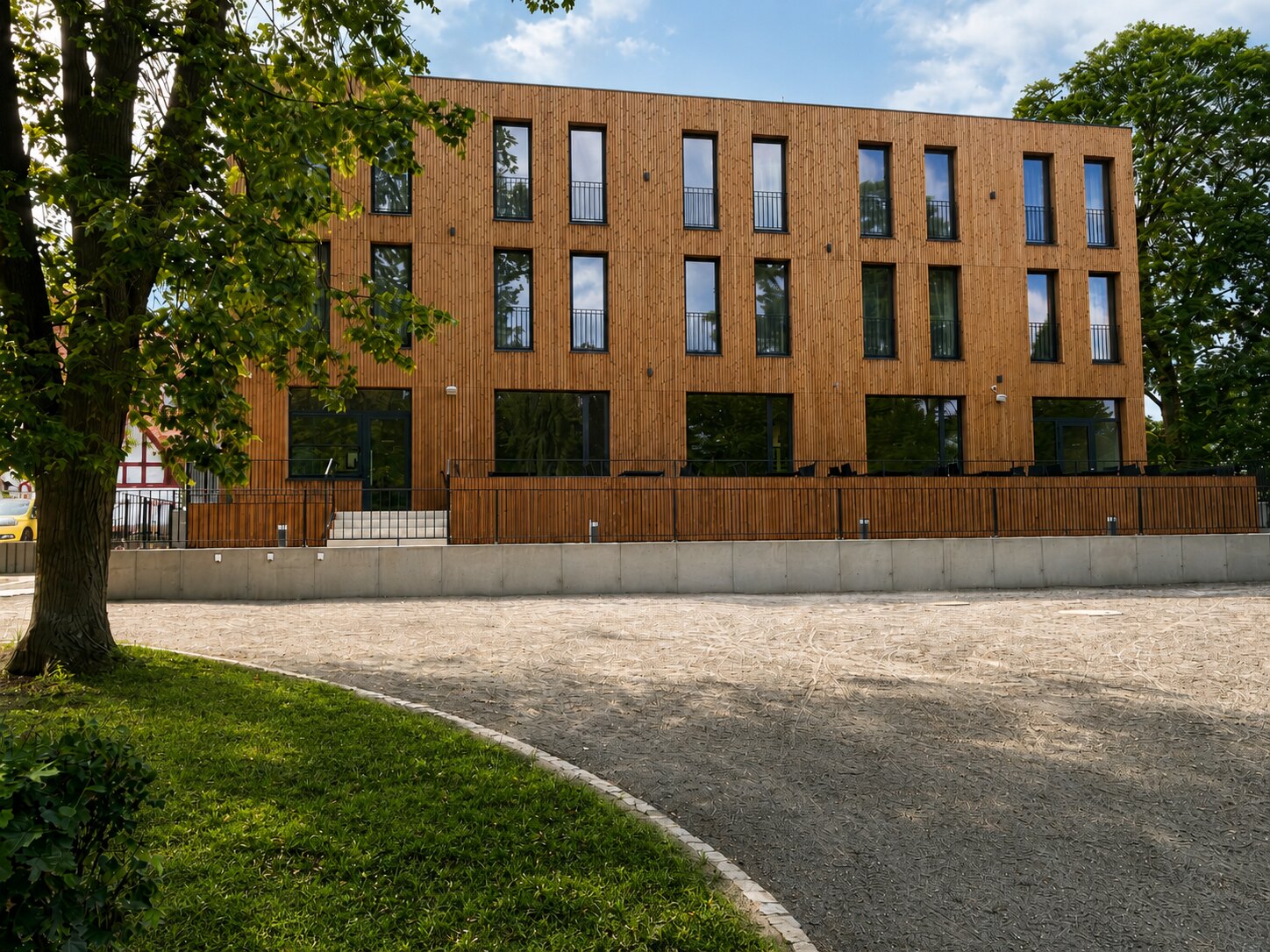 Hôtel Javorka entouré du parc