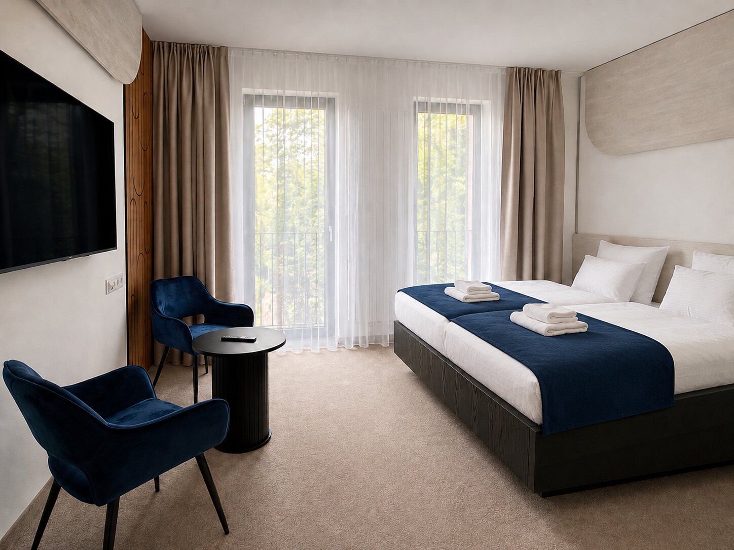 Chambre double de l’hôtel Javorka