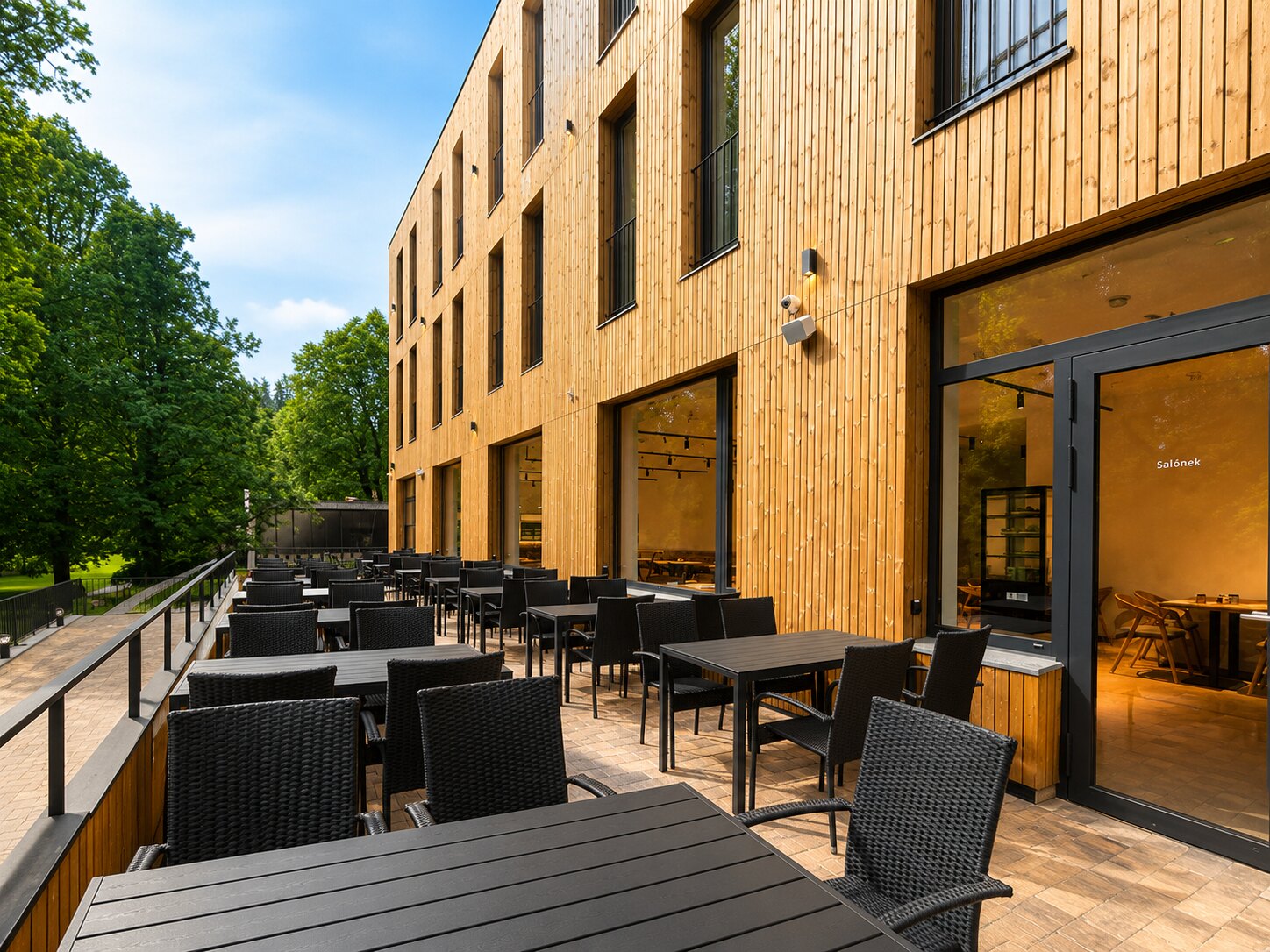 Terrasse de l’hôtel Javorka